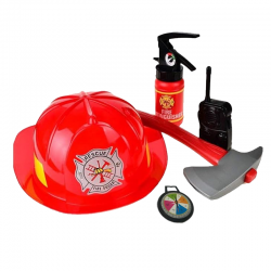 Set Bombero Casco...
