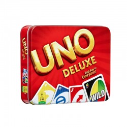 Uno Deluxe Juego De Cartas...